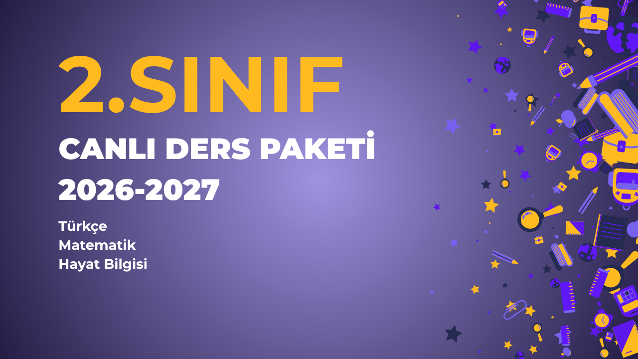 2.SINIF CANLI DERS PAKETİ