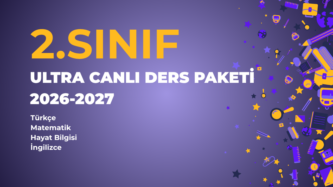 2.SINIF ULTRA CANLI DERS PAKETİ