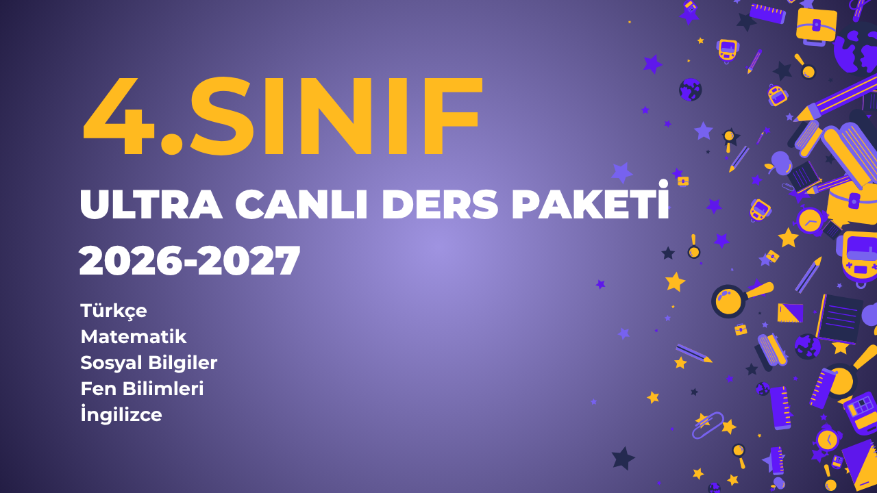 4.SINIF ULTRA CANLI DERS PAKETİ