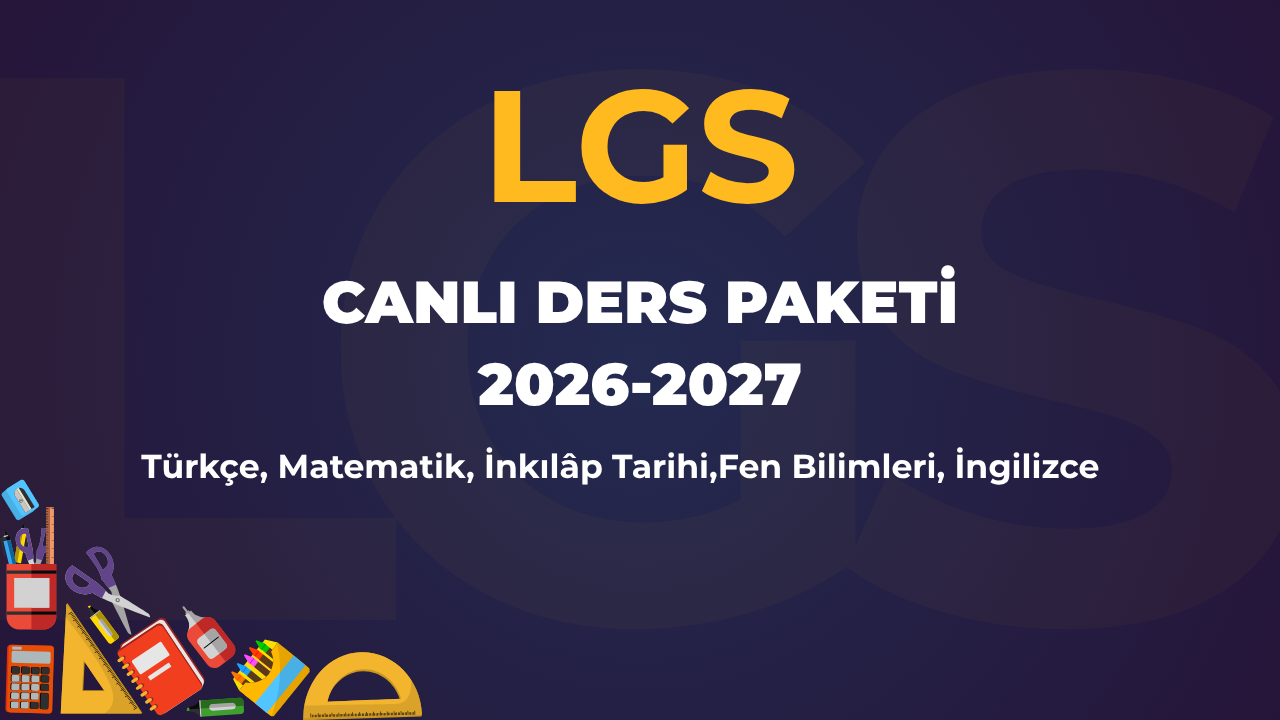 LGS CANLI DERS PAKETİ